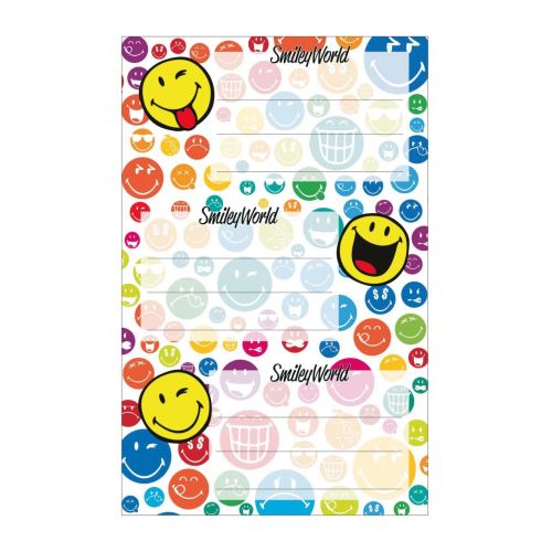 Etichete scolare Herlitz Smiley World, 3/cola, 3 coli/blister