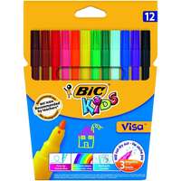 Carioci BIC Kids Visa 12 culori, lavabile