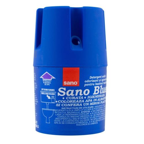 Odorizant rezervor toaleta SANO Blue, 150 gr