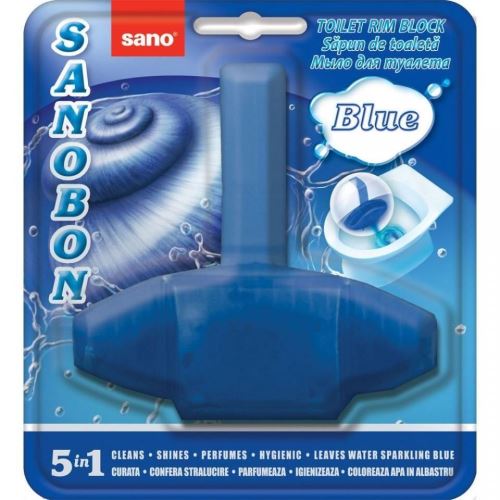 Odorizant toaleta SANO Bon Blue Fresh, solid, 55 gr