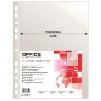 Folie protectie OFFICE Products Extra Large, A4, coaja portocala, 90 microni, 50 file/set
