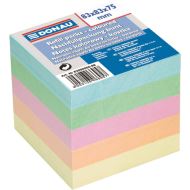 Cub hartie color DONAU, 750 file, pastel, 83 x 83 x 75 mm, infoliat