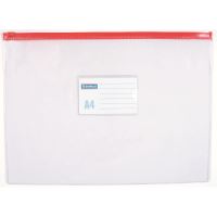 Mapa din plastic DONAU Zip Bag, cu fermoar, A4 (330 x 240 mm), transparent