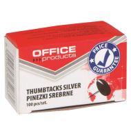 Pioneze zincate OFFICE Products, 100 buc/cutie