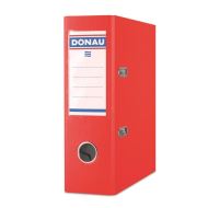 Biblioraft plastifiat DONAU Master A5, 7.5 cm, rosu