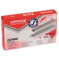 Capse zincate OFFICE Products 23/8, pentru 40 coli, 1000 buc/cutie