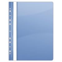 Dosar din plastic cu sina si multiperforatii DONAU Quality, albastru