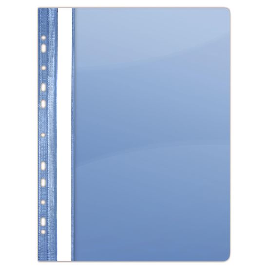 Dosar din plastic cu sina si multiperforatii DONAU Quality, albastru