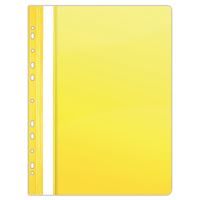 Dosar din plastic cu sina si multiperforatii DONAU Quality, galben