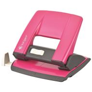 Perforator Kangaro Aion-20/S din metal, 20 coli, roz fucsia