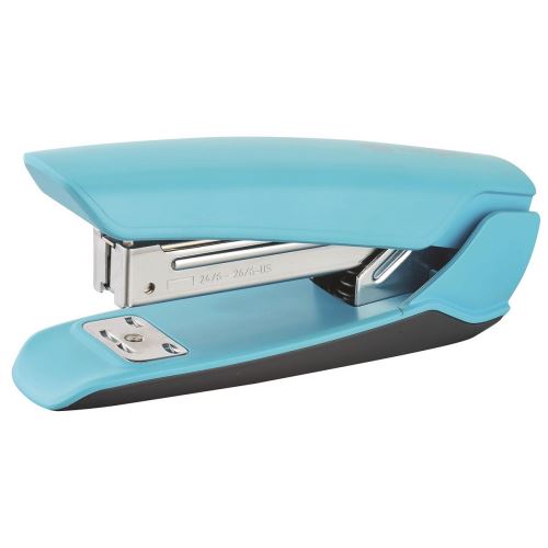 Capsator Kangaro Nowa-35/S din plastic, capse 24/6, 26/6, 25 coli, turcoaz, blister