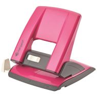 Perforator Kangaro Aion-30 din metal, 30 coli, roz fucsia