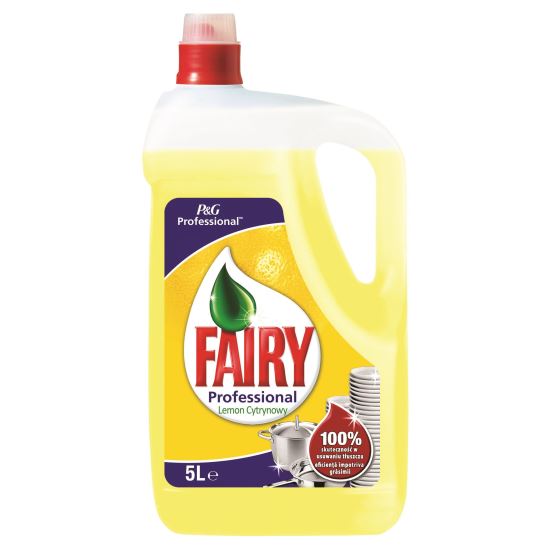 Detergent vase FAIRY Professional 5 litri, uz manual, Lemon