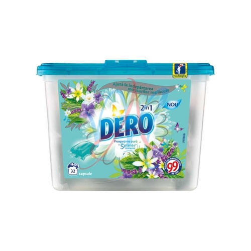 Detergent capsule DERO 32 spalari, Prospetime