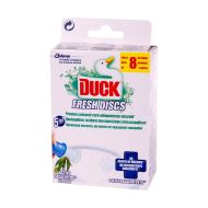 Odorizant toaleta DUCK Fresh Discs aparat si 6 discuri cu gel, Eucalypt