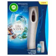 Odorizant camera Airwick aparat cu baterii si rezerva spray 250 ml, Turquoise Oasis