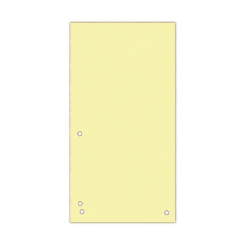 Separatoare C7 din carton DONAU, 105 x 240mm, 100 buc/set, galben