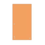 Separatoare C7 din carton DONAU, 105 x 240mm, 100 buc/set, portocaliu