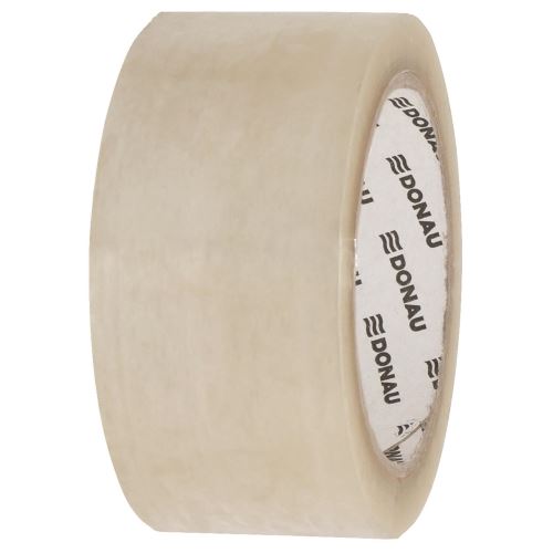 Banda adeziva pentru ambalare DONAU Solvent, 48 mm x 60 m, 46 microni, transparent