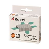 Capse galvanizate REXEL Odyssey 9 mm, 2 - 60 coli, 2500 buc/cutie
