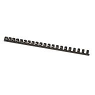 Spirale din plastic OFFICE Products, 14 mm, pentru 125 coli, negru