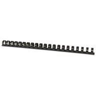Spirale din plastic OFFICE Products, 19 mm, pentru 170 coli, negru