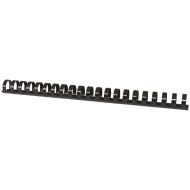 Spirale din plastic OFFICE Products, 22 mm, pentru 210 coli, negru