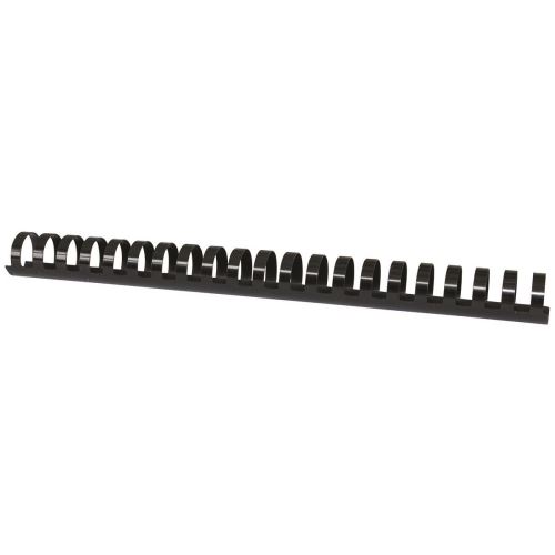 Spirale din plastic OFFICE Products, 25 mm, pentru 240 coli, negru