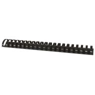 Spirale din plastic OFFICE Products, 38 mm, pentru 380 coli, negru