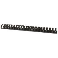 Spirale din plastic OFFICE Products, 45 mm, pentru 450 coli, negru