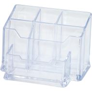 Organizator de birou DONAU Clasic VII, 6 compartimente, 155 x 105 x 101 mm, transparent