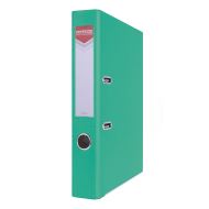Biblioraft plastifiat OFFICE Products, 5 cm, colturi metalice, turcoaz