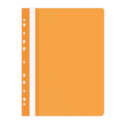 Dosar din plastic cu sina si multiperforatii OFFICE Products, portocaliu