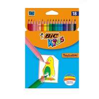 Creioane color BIC Kids Tropicolors 18 culori