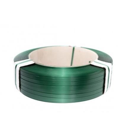 Banda de legat din polietilena (PET), termosudabila, 15,5 x 0.6 mm, 1750 m lungine, verde