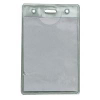 Port card vertical Eco, exterior 82 x 128 mm, interior 78 x 111 mm, pvc transparent