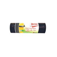 Saci menajeri ZOREX Basic, 120 litri, standard, LDPE, 10 buc/set, negru