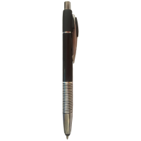 Pix cu mecanism si buton Touch Screen, metalic, accesorii metalice si mina tip parker