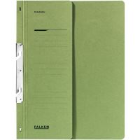 Dosar din carton Falken, de incopciat cu gheare, coperta 1/2, sina groasa, 250g/mp, verde 