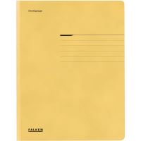 Dosar din carton Falken, tip plic, 320g/mp, galben 