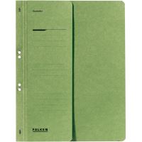 Dosar din carton Falken, de incopciat cu capse, coperta 1/2, sina groasa, 250g/mp, verde 