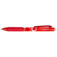 Roller cu mecanism si grip Q-CONNECT Erasable 0.7 mm, rosu