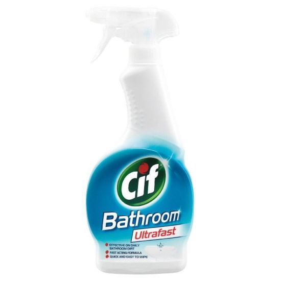 Solutie de curatat baia Cif Bathroom, pulverizator, 500 ml