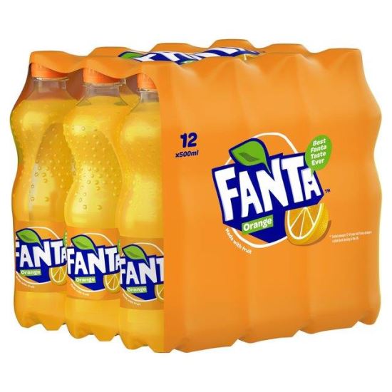 FANTA Orange 500 ml, bax 12 x Pet