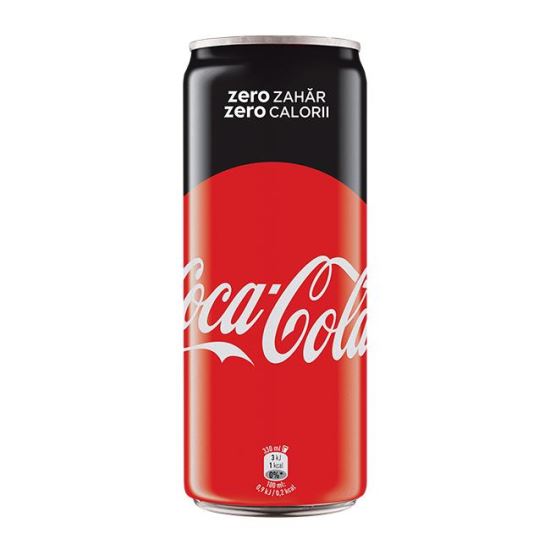 COCA COLA Zero 330 ml, bax 6 x Doza
