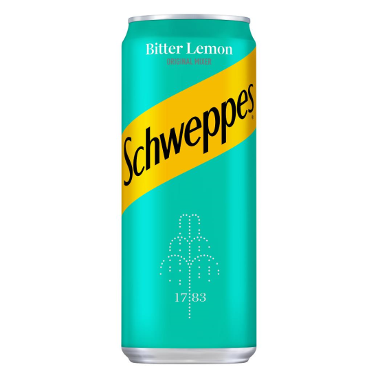 SCHWEPPES Bitter Lemon 330 ml, bax 6 x Doza