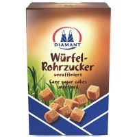 Zahar brun din trestie DIAMANT, cubic, 500 gr