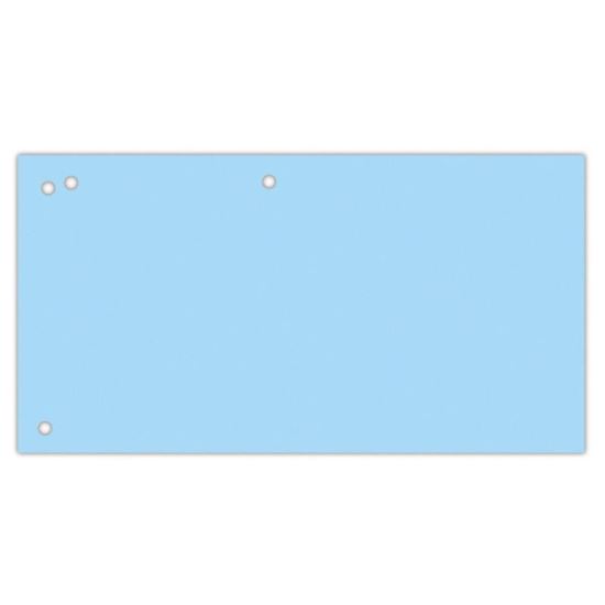 Separatoare C7 din carton OFFICE Products, 105 x 240 mm, 100 buc/set, albastru