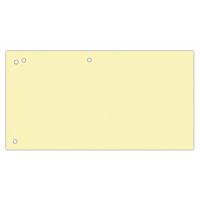 Separatoare C7 din carton OFFICE Products, 105 x 240mm, 100 buc/set, galben