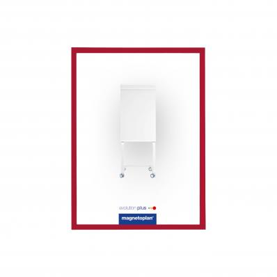 Folie magnetica A4 cu rama rosu, 5 buc/set